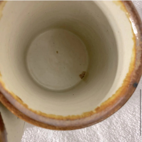 Vintage Mexico Handmade Ceramic Stoneware Mugs x2 - Picture 8 of 10